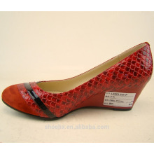 femmes rouges fantaisie talon chaussures compensées chaussures